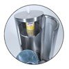 10-Gallon Precision Series Receptacle with Sanitizing Wipes Dispenser - 47 lbs.	