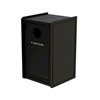 32-Gallon EarthCraft Side-Load Plastic Recycling Receptacle - 91 lbs.