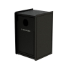 32-Gallon EarthCraft Side-Load Plastic Recycling Receptacle - 91 lbs.