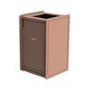 42-Gallon EarthCraft Top-Opening Plastic Waste Receptacle - 92 lbs.