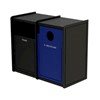 EarthCraft Dual 32-Gallon Waste and Recycling Receptacle - 168 lbs.