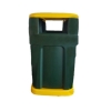 65-Gallon Heavy-Duty Waste Receptacle Polyethylene Plastic - 130 lbs.