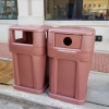 65-Gallon Heavy-Duty Waste Receptacle Polyethylene Plastic - 130 lbs.