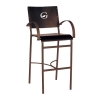 Avalon Outdoor Restaurant Bar Stool Tubular Aluminum Frame - 12 lbs.