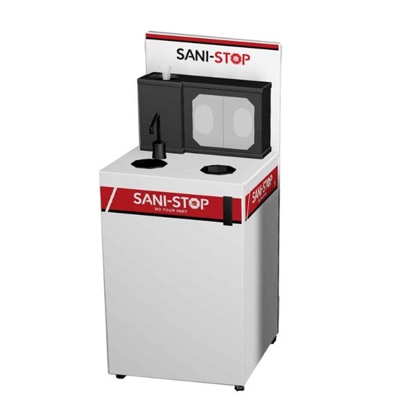 Sani-Stop Mobile Hand Sanitizing Station - 72 lbs.