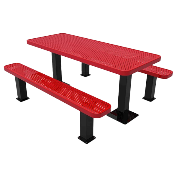 Perforated Steel - Red - Surface Mount