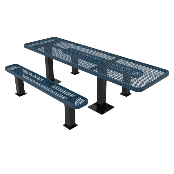 Expanded Metal - Dark Blue - Surface Mount