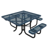 RHINO ADA Compliant 46" x 54" Square Thermoplastic Polyolefin Coated Picnic Table