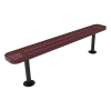Perforated Steel - Burgundy - Surface Mount