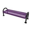 RHINO Slatted Steel MOD Bench without Back