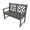 4 Ft. Chippendale Recycled Plastic Bench From Polywood