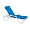 Bahia Chaise Lounge Full Cushion with Hood from Grosfillex