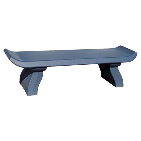 6 Ft. Commercial Capri Style Concrete Backless Bench