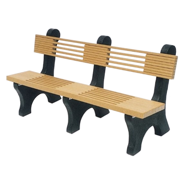 6 Ft. Park Place Recycled Plastic Bench