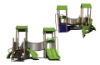 Building Bridges Playground Set Made From Commercial Grade Steel - Ages 5 To 12 Years - Earth