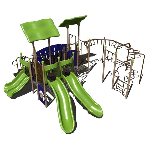 Expedition Playground Set Made From Commercial Grade Steel - Ages 5 To 12 Years