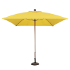 Commercial Umbrellas Market Style Umbrella, 6 Foot Square with Heavy Duty Aluminum 2 Piece Pole and Pulley Lift, Sunbrella