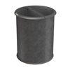 3.2 Gallon Precision Steel Round Waste Basket With Two Liners