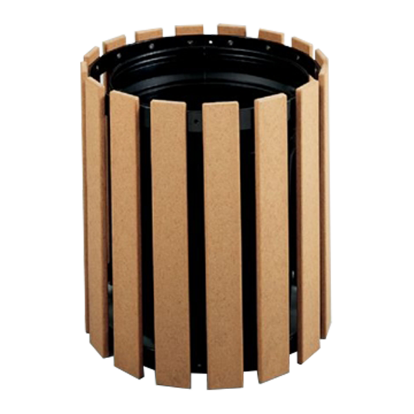 32 Gallon Recycled Plastic Circular Receptacle