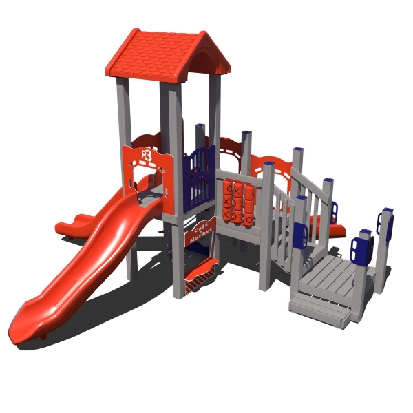 Urban Explorer Commercial Playground Set Made From Recycled Plastic - Ages 2 To 5 Years