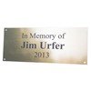 Memorial Plaque For Benches With Customized Engraving