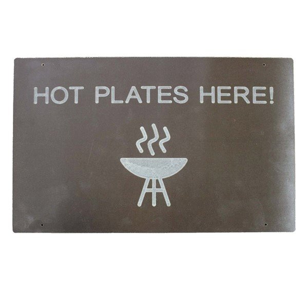 Polly Table Hot Plate - Protect Damage Against Park Tables from Burns and Melts