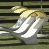 Signature Plastic Resin In-Pool Chaise Lounge	