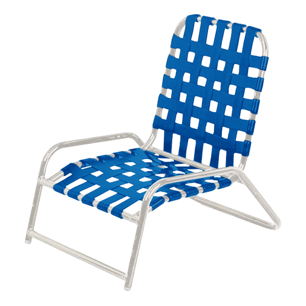 Daytona Vinyl Strap Cross Weave Commercial Sand Chair