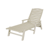 Nautical Recycled Plastic Chaise Lounge From Polywood