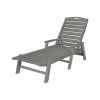 Nautical Recycled Plastic Chaise Lounge From Polywood