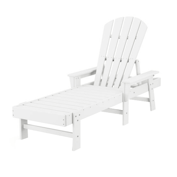 South Beach Recycled Plastic Chaise Lounge from Polywood