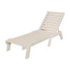 Captain Recycled Plastic Armless Chaise Lounge From Polywood