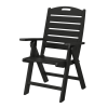 Nautical Recycled Plastic Highback Dining Chair From Polywood