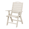 Nautical Recycled Plastic Highback Dining Chair From Polywood