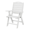 Nautical Recycled Plastic Highback Dining Chair From Polywood