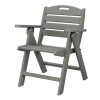 Nautical Recycled Plastic Lowback Dining Chair From Polywood