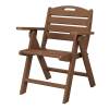 Nautical Recycled Plastic Lowback Dining Chair From Polywood