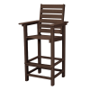Captain Recycled Plastic Bar Chair From Polywood