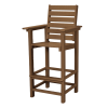 Captain Recycled Plastic Bar Chair From Polywood