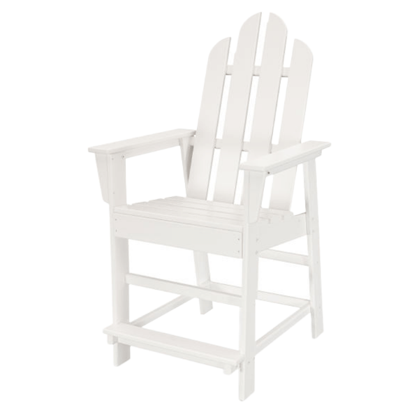 Long Island Recycled Plastic Patio Counter Chair from Polywood