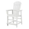 South Beach Adirondack Recycled Plastic Patio Counter Chair From Polywood