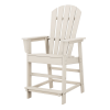 South Beach Adirondack Recycled Plastic Patio Counter Chair From Polywood