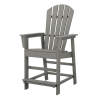 South Beach Adirondack Recycled Plastic Patio Counter Chair From Polywood