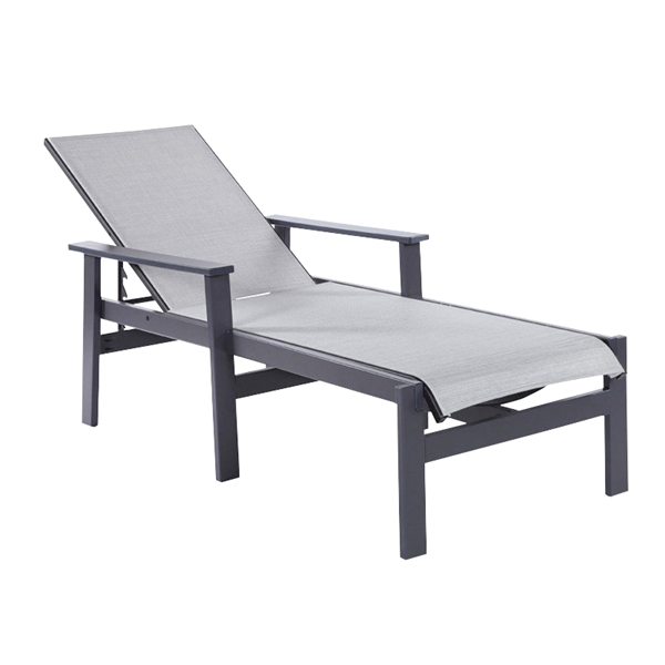 Sienna Sling Chaise Lounge With Marine Grade Polymer Frame