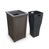 22.5-Gallon Lakeland Commercial Waste Receptacle with Liner and Lid - 38 lbs.