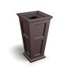 24-Gallon Commercial 40" Fairfield Waste Receptacle with Removable Lid and Plastic Liner - 39 lbs.