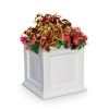 Fairfield Commercial Square 28" x 28" Planter with Impact-Resistant Frame - 45 lbs.