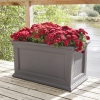 Fairfield 20" x 36" Planter Box with Impact-Resistant Frame - 22 lbs.