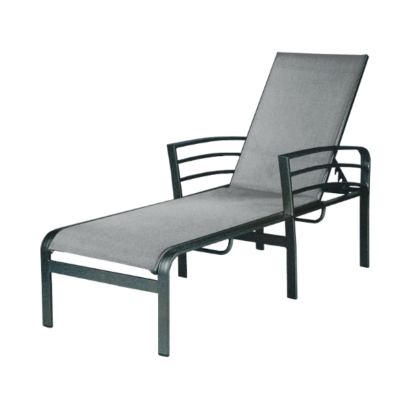 Skyway Sling Chaise Lounge With Powder Coated Aluminum Frame