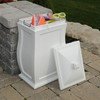 Mansfield Multipurpose 22-Gallon   Storage Bin with Polyethylene Frame and Removable Lid - 12 lbs.